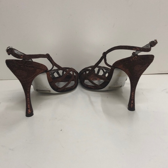 Dolce & Gabbana Made in Italy Bronze StrappySandal - Picture 3 of 4